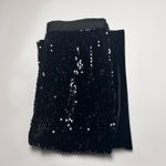 Vera Wang Simply Vera  Womens Sequin Black Pencil Skirt Sz M Photo 1