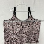 secret treasures  Chemise women’s Black and Pink Animal Cheetah Print. Size 2X Photo 4