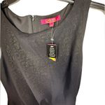 Catherine Malandrino  Black with Gold Shimmer Coctail Dress Size Medium / M Photo 2