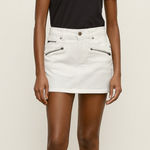 American Eagle  White Denim Skirt.     Size-4 Photo 0