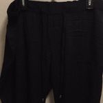 Old Navy Black Pull On Drawstring Tapered Ankle Dress Pants Size XL New W/O Tag Photo 1