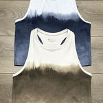 Athleta Two Shanti Crop Tank Tops Blue Brown Size Small Photo 0