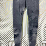 Alo Yoga Leggings Airbrush Tie Dye Abstract Print Stretch Skinny Gray Size XS Photo 4
