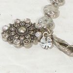 Lucky Brand  Silvertone Green Teardrop Stone Bracelet Photo 1