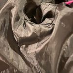 JouJou Black Faux Leather Moto Bomber Jacket Knit Cowl Neck Mob Wife Size Medium Photo 7