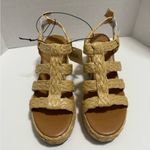 a.n.a A New Approach  Merlin Natural Chunky Heeled Sandal NWT Size 9.5 Photo 1