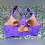Buffbunny Collection Buff Bunny Collection purple airbrush laser molded sports bra, size small Photo 5