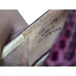 VTG Fashion Influences Purple Snakeskin/Sheer Mesh Pumps Heels w/ Studs Sz 10 M Photo 3