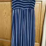 Japna Navy Striped Romper Photo 2