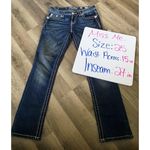 Miss Me Blingy Cross Straight Leg Jeans Photo 7