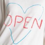 The Laundry Room Oversized‎ Open Heart Sweatshirt Photo 1