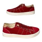 EUC SPENCO Malibu Red Canvas Slip Photo 0