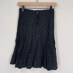 Vintage 90s Counterparts Knee length preppy geometric skirt size 8 academic Black Photo 2