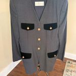 Dana Buchman Vintage  Charcoal Tall Jacket with Black Lining Photo 0