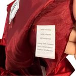 Autumn Adeigbo‎ Clarette Tafetta Cutout 10 Red Boning Puff Sleeve Dress Photo 7