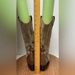 Paul Green Munchen Women Handmade Suede Leather Cowgirl Boots -8 Photo 4