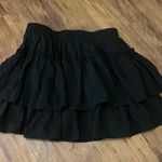Forever 21 Black Ruffled Skirt Photo 2