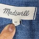 Madewell  Denim Popover Shirt Dress SZ .XS Photo 10