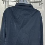 Jil Sander  Navy Blue Silk Lined Jacket Snap on Button Italy size 42 Photo 4