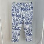 Lands' End  Blue and White Patterned Pants Size 8 Photo 1