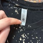 BLACK DISTRESSED BLEACH CUSTOM MADE COWGIRL GRAPHIC TEE Size M Photo 1