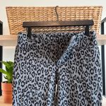 Banana Republic Sloan Mid-Rise Twill Gray & Black Leopard Dress Pant Trouser, 4 Photo 5