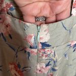 Storia NWT  Yalimapo Linen Blend Floral V-Neck Ruffle Sleeve Dress Size Medium Photo 12