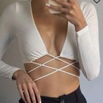 Princess Polly White Long Sleeve Top Photo 3