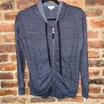 Splendid Charcoal Gray Full Zip Hoodie Sweatshirt Women's Size XS Photo 0