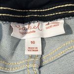 Ingrid And Isabel NWT  Crossover Panel Maternity Jean MIDI Short Shorts - Size 16 Photo 5