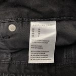 American Eagle  High Rise A Line Button Front Denim Jean Skirt Black Size 00 Photo 3