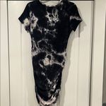 Antistar Stylish Black and White Tie-Dye Mini Dress large Photo 7