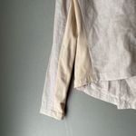 Nic+Zoe  sz XS linen zip cream blazer‎ jacket NWOT Photo 2