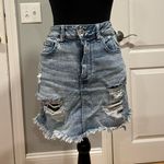 American Eagle Vintage Denim Mini Skirt Size 10 Photo 0