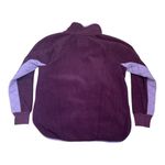 Abercrombie & Fitch women's large pink purple fleece sweatshirt pullover pata Photo 2
