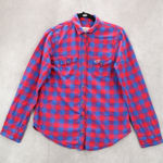 Hollister  Red Flannel Plaid Vintage Y2K Gingham Buffalo 90s Urban Shirt Large Photo 0