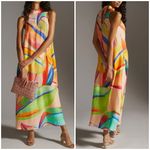 Farm Rio Anthropologie Halter Maxi Dress - medium *IR* Photo 1
