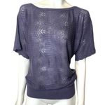 Anthropologie Angel of the North Knit Top Size S Open Tie Back Boho Bell Sleeve Photo 6