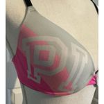 Victoria's Secret Pink Women's Bra, 32D, Light Blue And Light Pink. Logo Across Photo 2