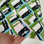 Lizgolf Audra Green Geometric Stretchy Pull On Golf Pants Women's Size 8 Photo 5