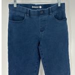 Betabrand  denim straight leg mid rise business casual everyday school comfy Photo 2