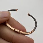 Stella & Dot ‎ Resilience Cuff bracelet rose gold pave Bangle Vintage Photo 7