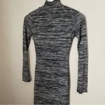 Velvet Torch Dress Mock Neck Gray Marled Long Sleeve Business Casual Neutral Photo 5