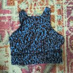 Lululemon wunder train long line bra in leopard camo blue multi Photo 1