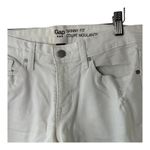 Gap  White Skinny Fit Jeans Women's Size 6 28 Regular Distressed Inseam 30" Photo 8