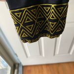 Gold and Black Pullover Hoodie with Decorative Band Photo 2