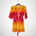 NWT Dolcessa Tie Dye Swim Cover Up Women's Pink Orange Size Small Photo 1