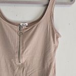 Garage  Taupe Ribbed Top Photo 5