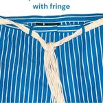 Lauren Ralph Lauren dark aqua blue Capri cuffed pants with white stripes… Size 12 Photo 2