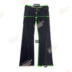 Pilcro and the Letterpress High-Rise Flare Seamed Leg Black Jeans Size 26 Photo 5